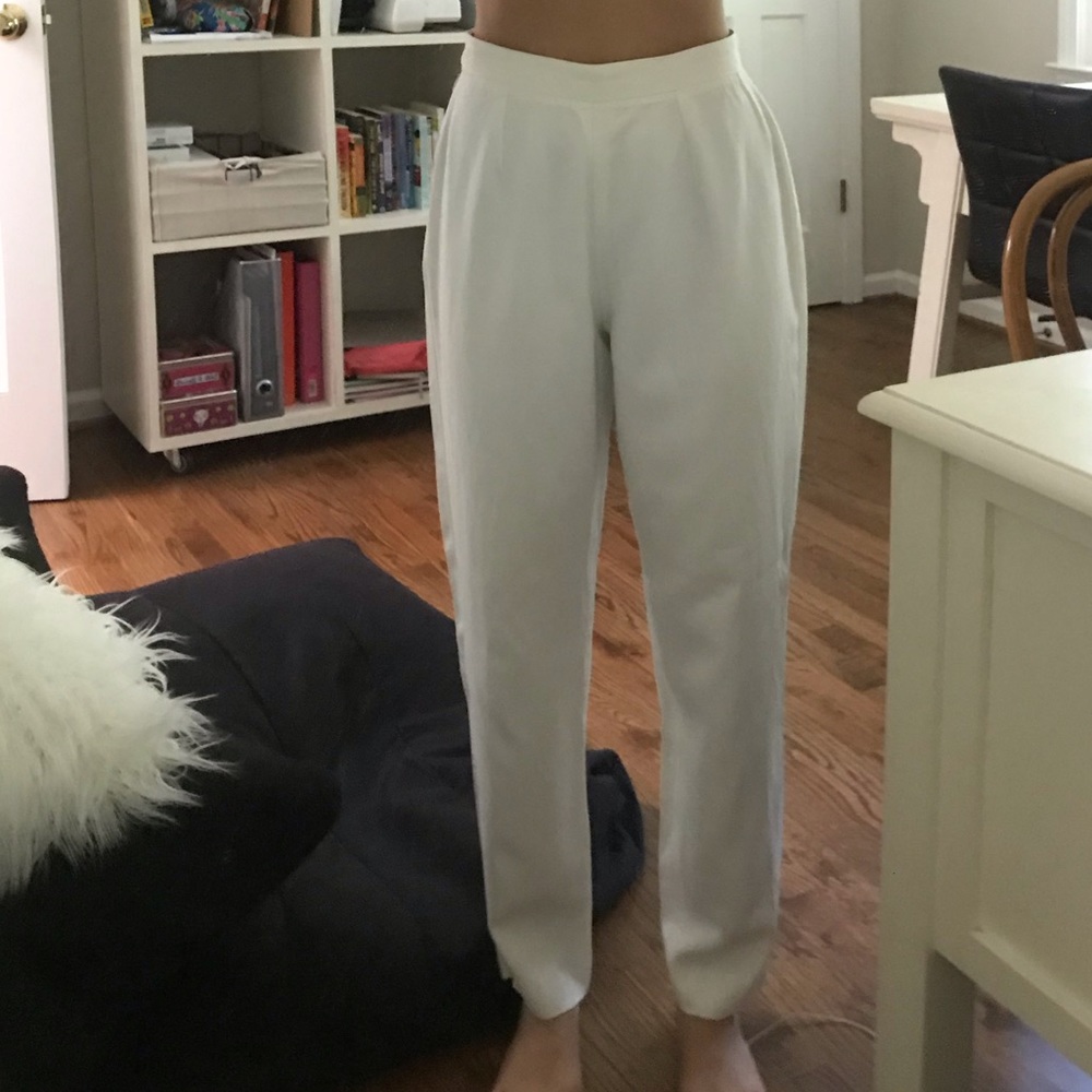 Perfect Straight Leg White Pants